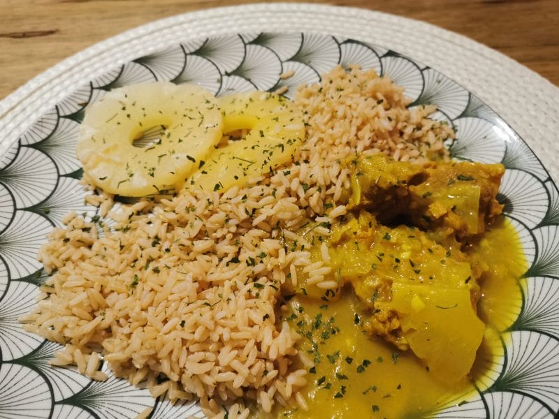 Cliquez pour zoomer ! Filet mignon de porc à l’ananas Thermomix par melmathys