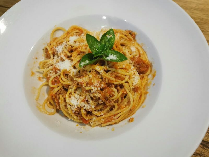 Cliquez pour zoomer ! Pâtes sauce bolognaise au potiron Thermomix par melmathys