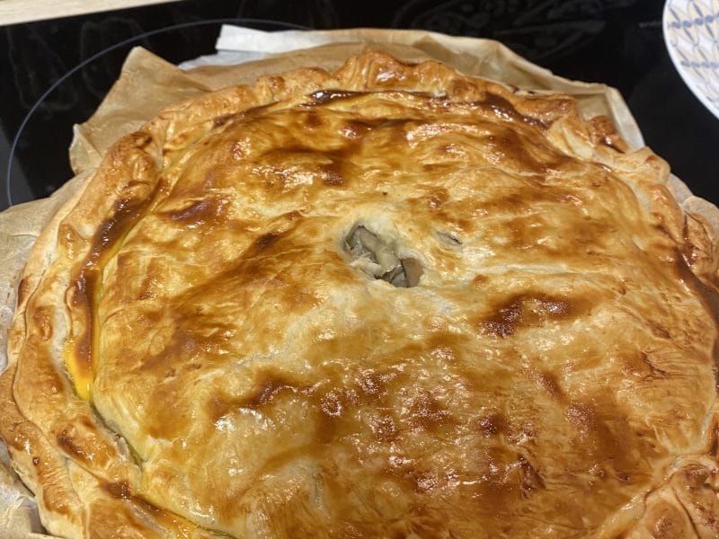 Cliquez pour zoomer ! Tourte aux cuisses de canard confites et champignons Thermomix par myriam_146