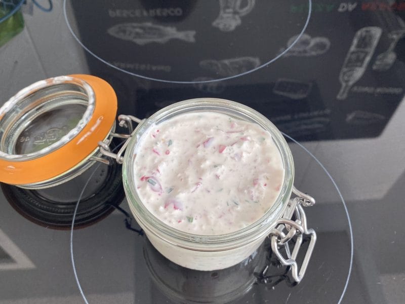 Cliquez pour zoomer ! Rillettes de radis roses au cheese cream Thermomix par myriam_146