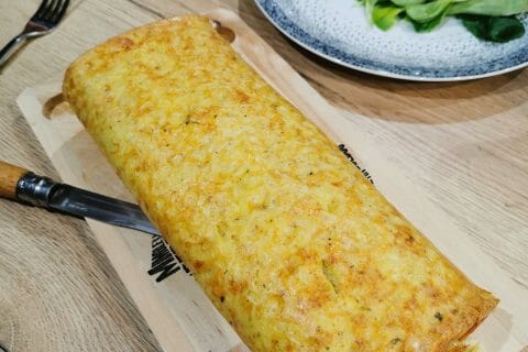 Cliquez pour zoomer ! Roulé de pommes de terre, jambon et reblochon Thermomix par elodie_594