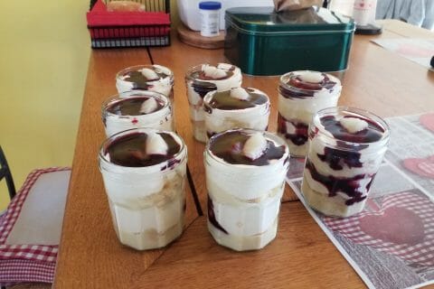 Cliquez pour zoomer ! Tiramisu à l’ananas et son coulis de framboises Thermomix par guilou64
