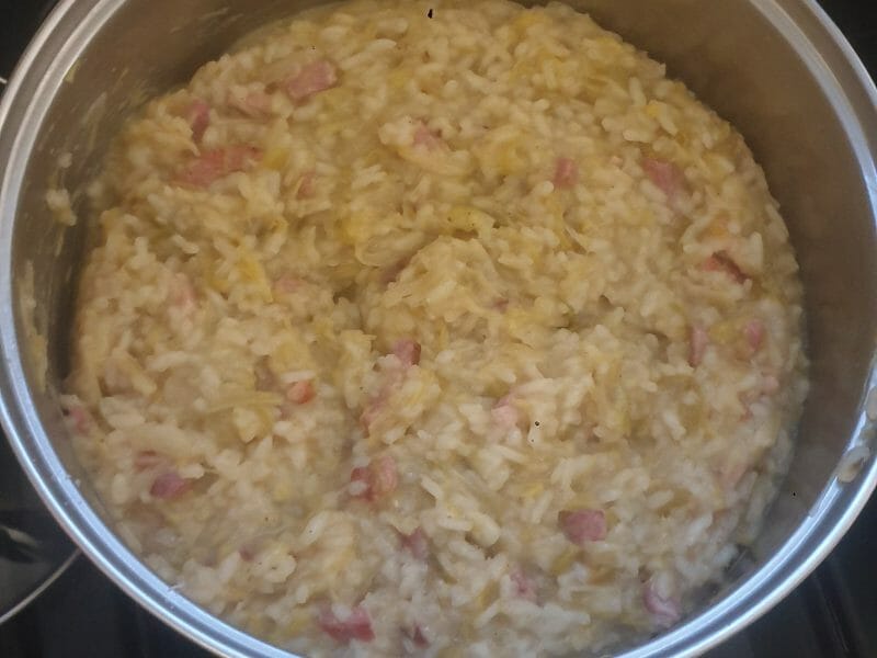 Cliquez pour zoomer ! Risotto poireaux et lardons Thermomix par mimine28