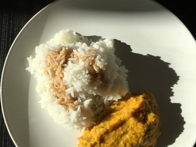 Cliquez pour zoomer ! Dhal de patate douce et de lentilles corail Thermomix par Vinci