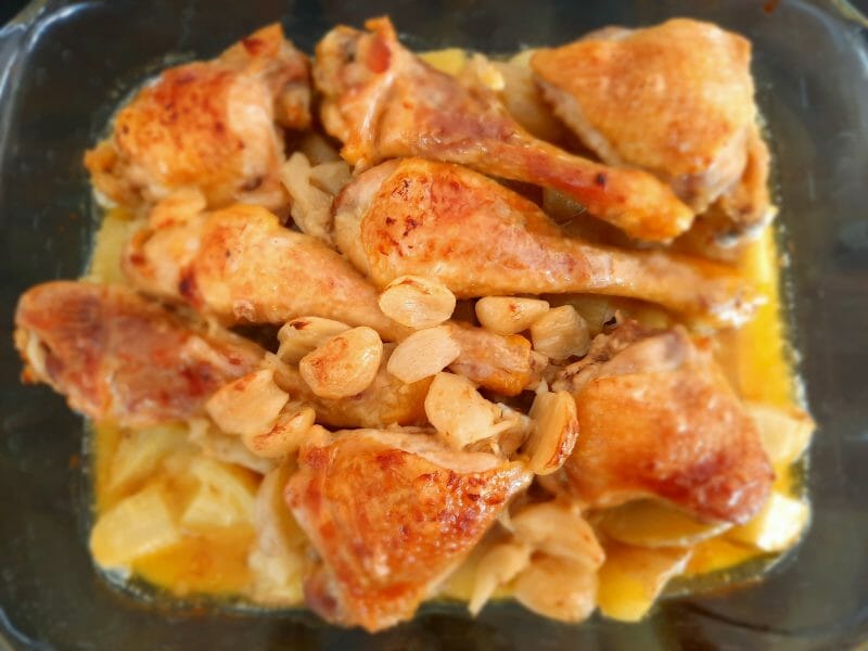 Cliquez pour zoomer ! Pollo al ajillo Thermomix par lilisud