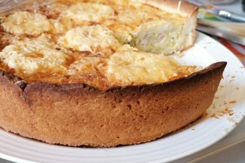 Cliquez pour zoomer ! Gâteau poireaux, lardons et fromage Thermomix par severine_229