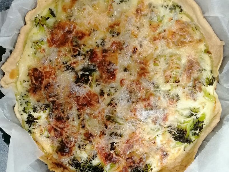 Cliquez pour zoomer ! Tarte aux brocolis et roquefort Thermomix par sebastianur