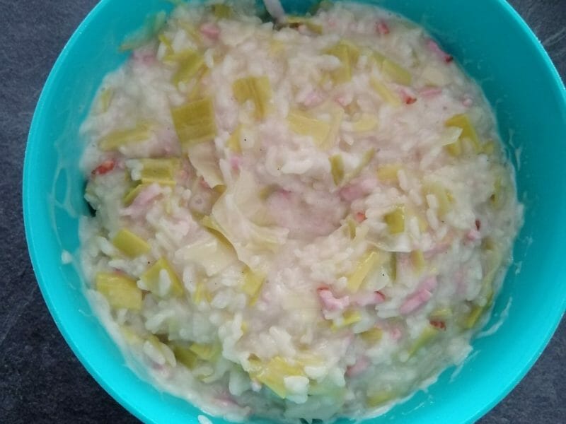 Cliquez pour zoomer ! Risotto poireaux et lardons Thermomix par sebastianur