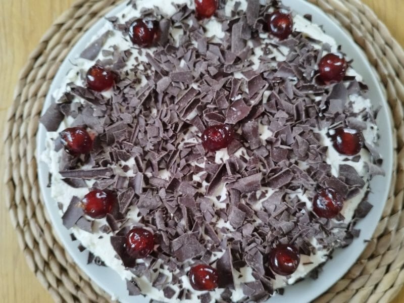 Cliquez pour zoomer ! Bûche forêt noire Thermomix par kim_sd