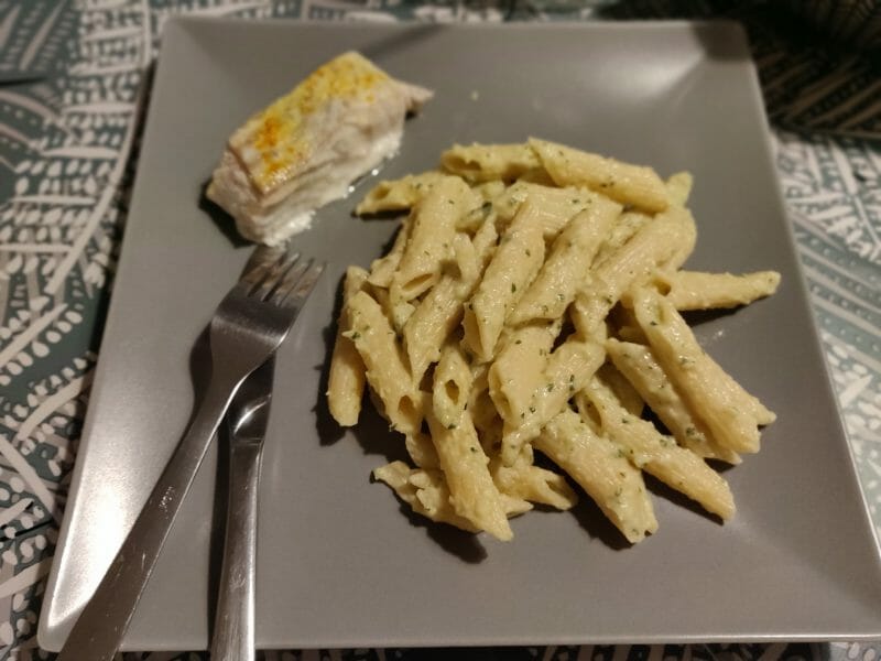 Cliquez pour zoomer ! Farfalle à la crème de courgettes Thermomix par aliasriadou