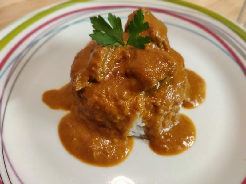 Cliquez pour zoomer ! Curry de boeuf Thermomix par aliasriadou