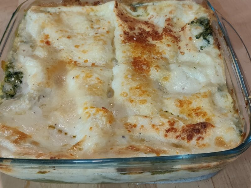 Cliquez pour zoomer ! Lasagnes au saumon et poireaux Thermomix par aliasriadou