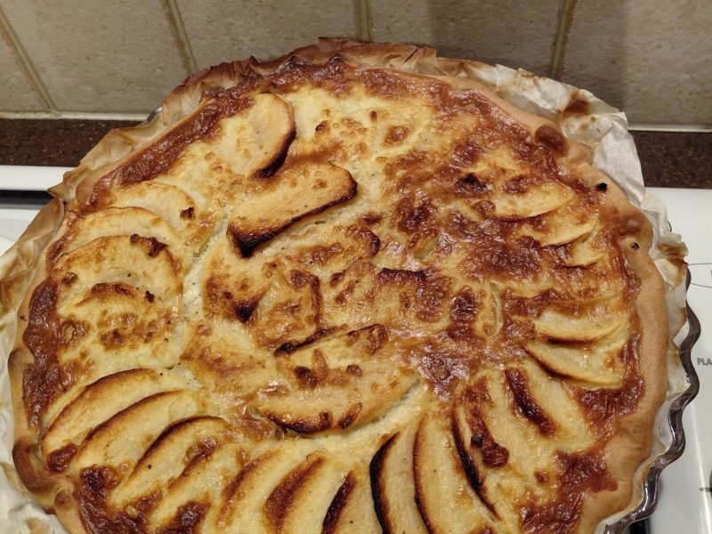 Cliquez pour zoomer ! Tarte au boudin noir et aux pommes Thermomix par gigi2861