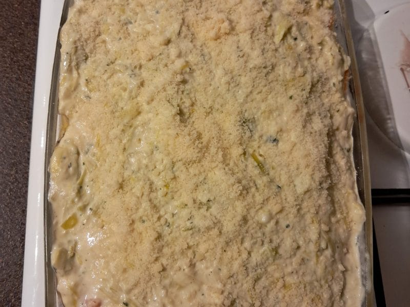 Cliquez pour zoomer ! Lasagnes au saumon et poireaux Thermomix par gigi2861