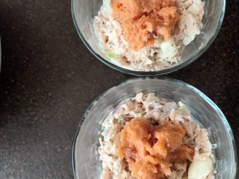 Cliquez pour zoomer ! Verrines au saumon et pommes granny Thermomix par gigi2861