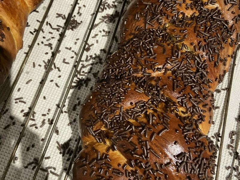 Cliquez pour zoomer ! Brioche tressée à la mie filante Thermomix par livia67