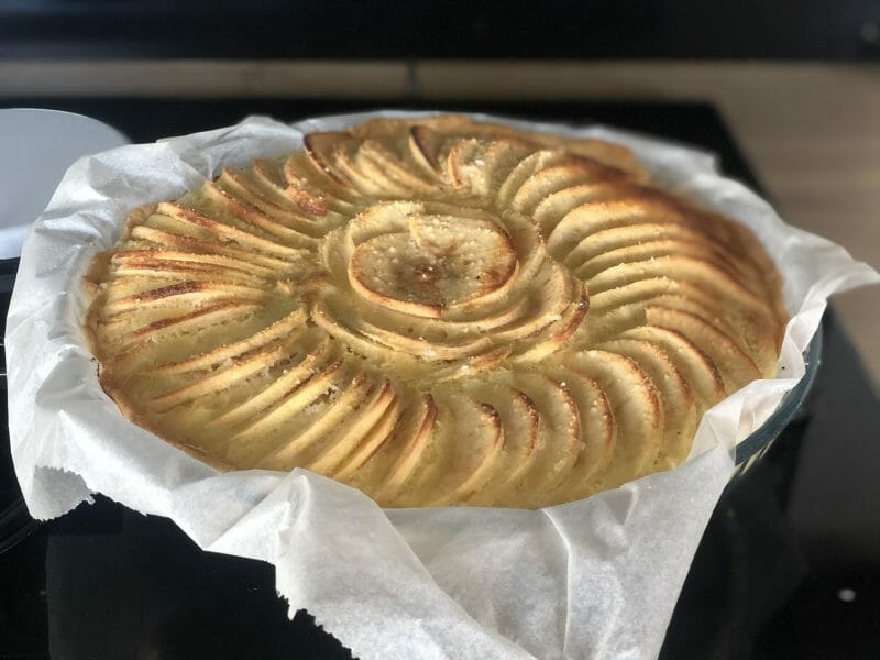 Cliquez pour zoomer ! Tarte normande aux pommes Thermomix par Thibaut