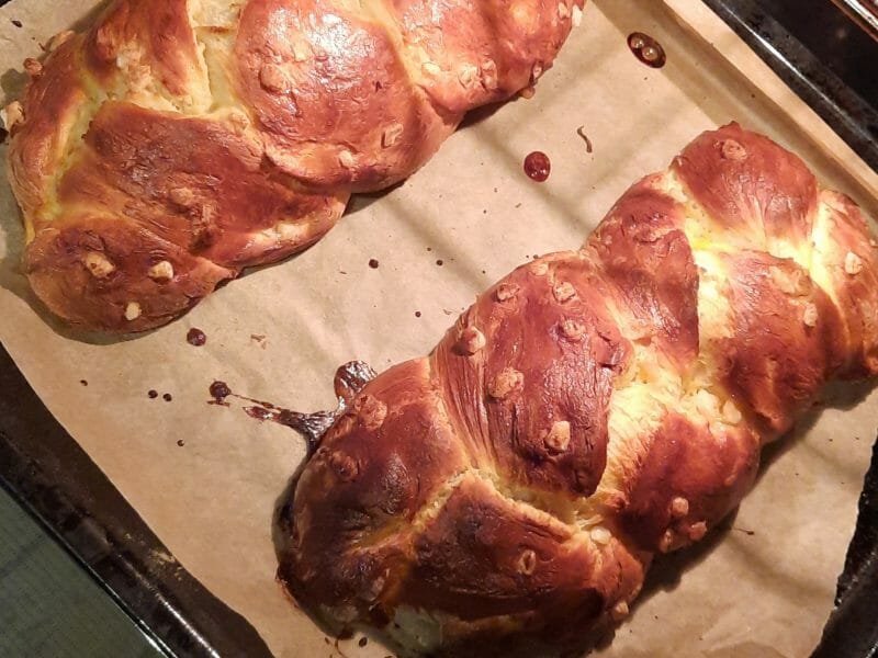 Cliquez pour zoomer ! Brioche tressée à la mie filante Thermomix par audrey_587