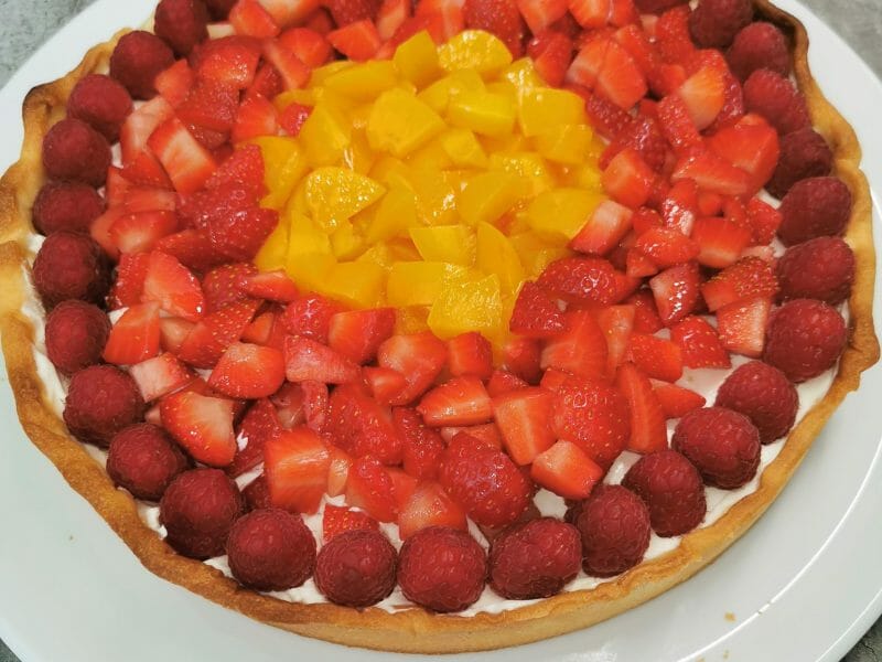 Cliquez pour zoomer ! Tarte aux fraises sans cuisson Thermomix par Marina000