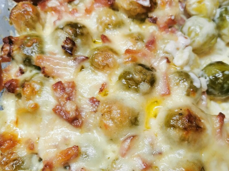 Cliquez pour zoomer ! Gratin de choux de Bruxelles au comté Thermomix par Marina000