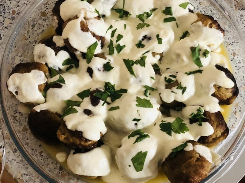 Cliquez pour zoomer ! Boulettes de poireau et boeuf citronné Thermomix par el_14