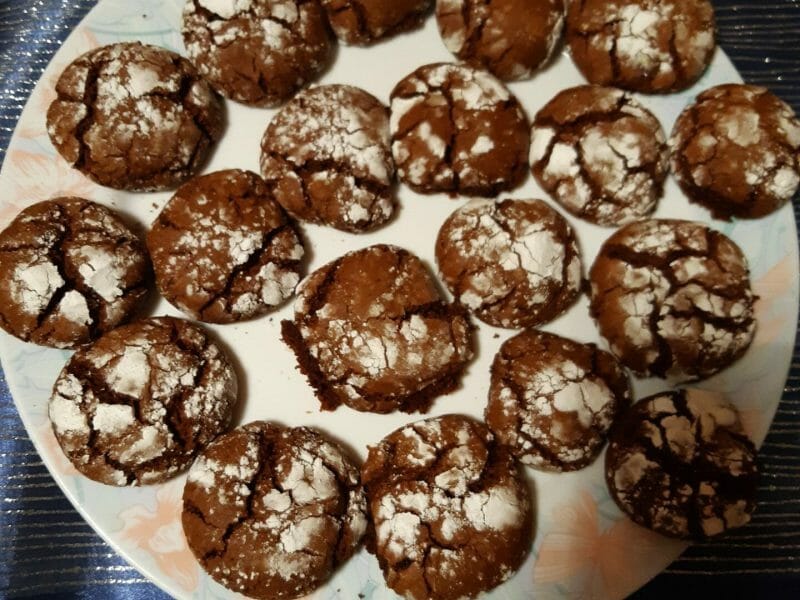 Cliquez pour zoomer ! Craquelés au chocolat Thermomix par lydie_72