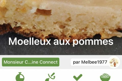 Cliquez pour zoomer ! Moelleux aux pommes Thermomix par clydou