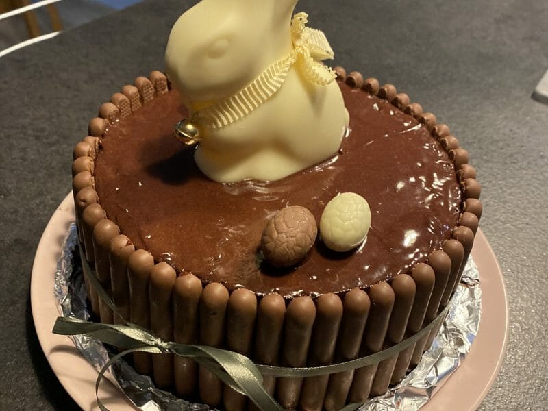 Cliquez pour zoomer ! Gâteau lapin de Pâques Thermomix par rachel_67