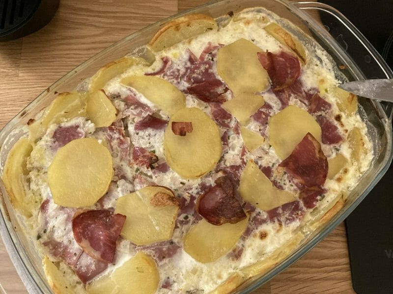 Cliquez pour zoomer ! Gratin de pommes de terre au Boursin Thermomix par caroline_gls