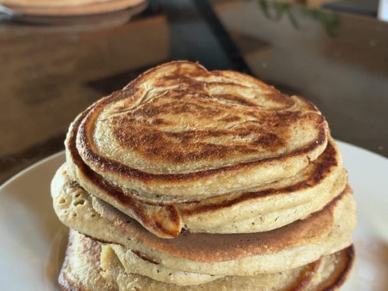 Cliquez pour zoomer ! Pancakes healthy flocons d’avoine et banane Thermomix par july46