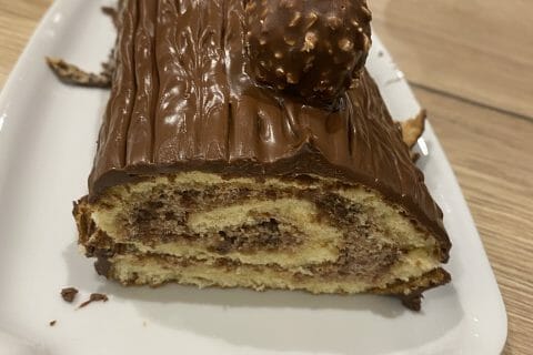 Cliquez pour zoomer ! Bûche Ferrero Rocher Thermomix par maryon7777