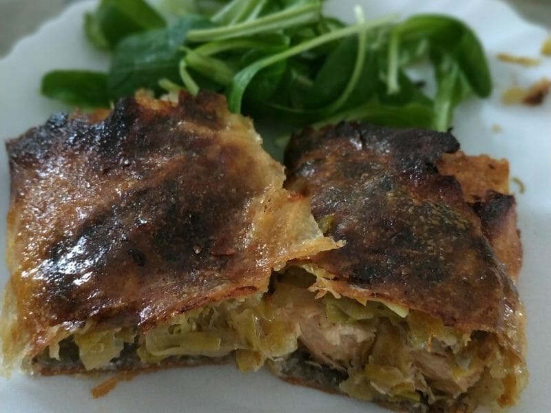 Cliquez pour zoomer ! Brick de saumon et poireaux Thermomix par elodie_602