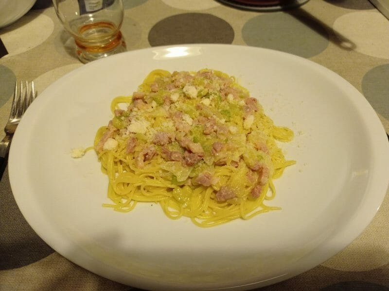 Cliquez pour zoomer ! Pâtes aux courgettes façon carbonara Thermomix par elodie_602