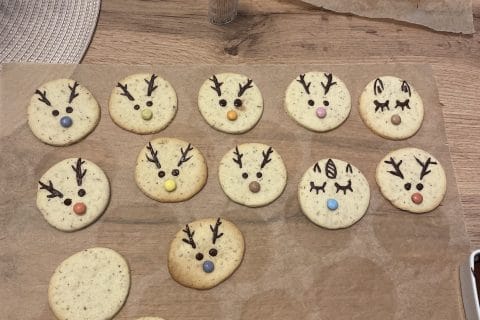 Cliquez pour zoomer ! Sablés rennes de Noël Thermomix par fannyloam