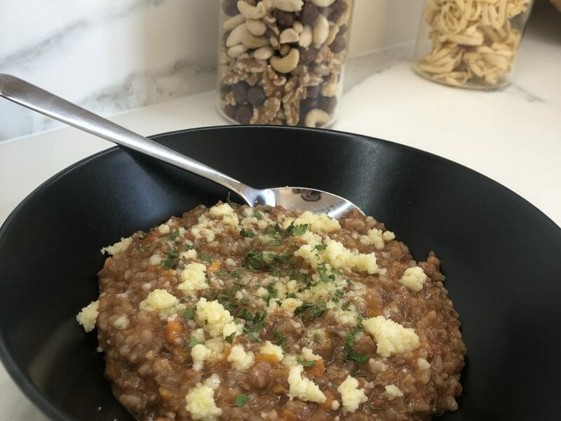 Cliquez pour zoomer ! Risotto à la bolognaise Thermomix par soniacds