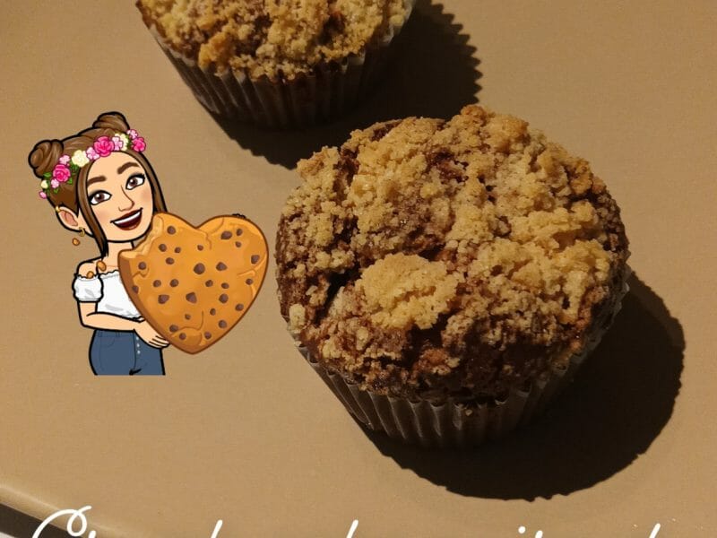 Cliquez pour zoomer ! Crumb cake poires et chocolat Thermomix par marineangel49