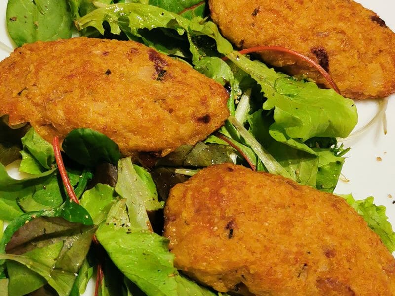 Cliquez pour zoomer ! Croquettes de chou-fleur au jambon cru Thermomix par nel62