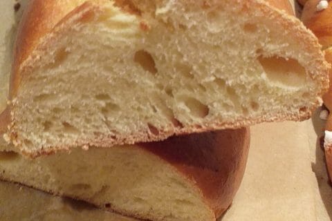 Cliquez pour zoomer ! Brioche tressée à la mie filante Thermomix par melo07