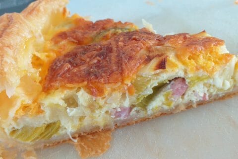 Cliquez pour zoomer ! Gâteau poireaux, lardons et fromage Thermomix par melo07