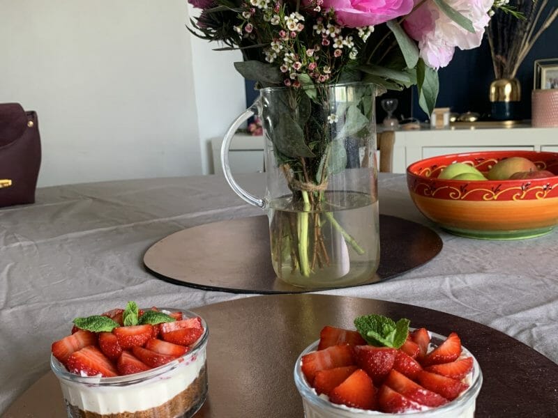 Cliquez pour zoomer ! Tarte aux fraises sans cuisson Thermomix par hananebouch