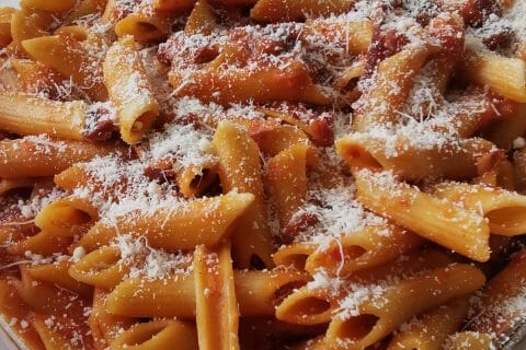 Cliquez pour zoomer ! Penne au chorizo Thermomix par emi_eml
