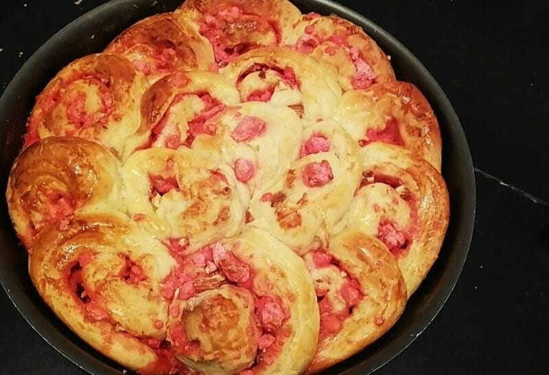 Cliquez pour zoomer ! Brioche aux pralines roses Thermomix par lolita_10