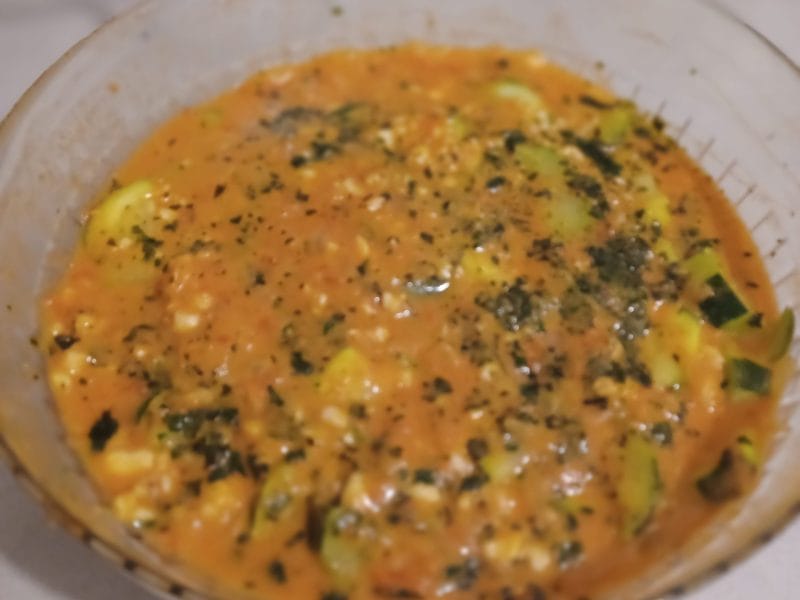 Cliquez pour zoomer ! Curry de courgettes au lait de coco Thermomix par oum_35