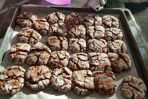 Cliquez pour zoomer ! Craquelés au chocolat au Thermomix