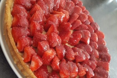 Cliquez pour zoomer ! Tarte aux fraises au Thermomix