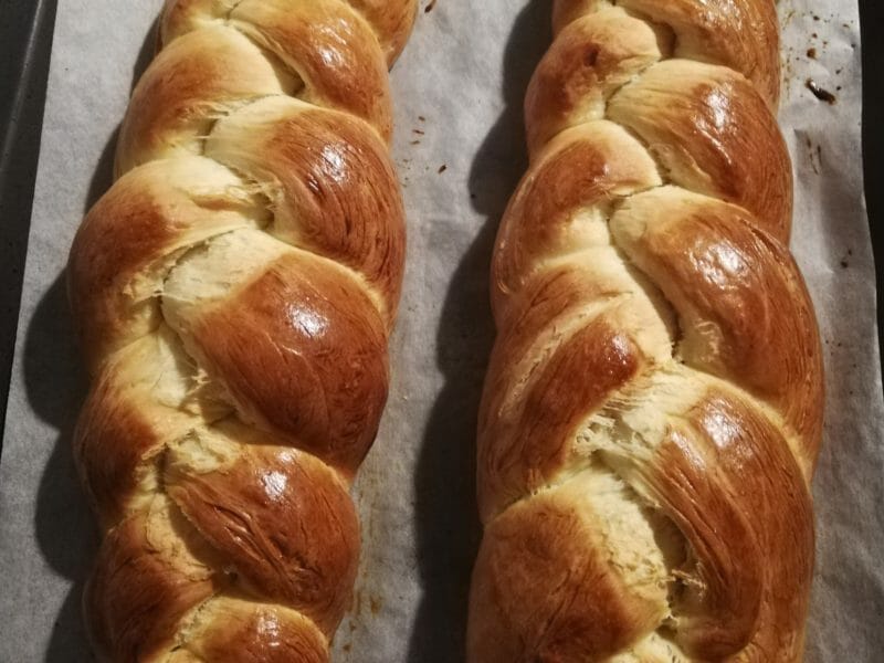 Cliquez pour zoomer ! Brioche tressée à la mie filante Thermomix par chrys_7