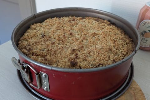 Cliquez pour zoomer ! Tarte aux pommes façon crumble Thermomix par Marie