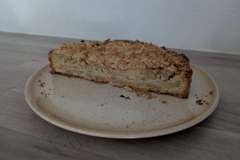 Cliquez pour zoomer ! Tarte aux pommes façon crumble Thermomix par Marie