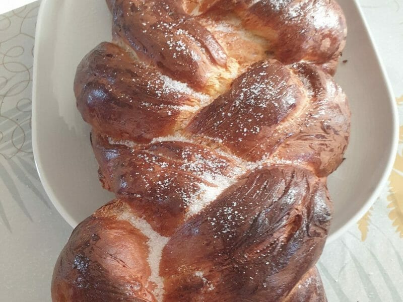 Cliquez pour zoomer ! Brioche tressée à la mie filante Thermomix par veronique_185