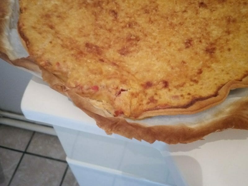 Cliquez pour zoomer ! Tarte au thon, tomate et moutarde Thermomix par oceane1998